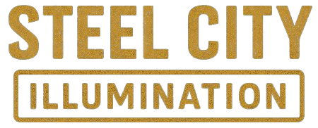 steel city illumination logo text transparent